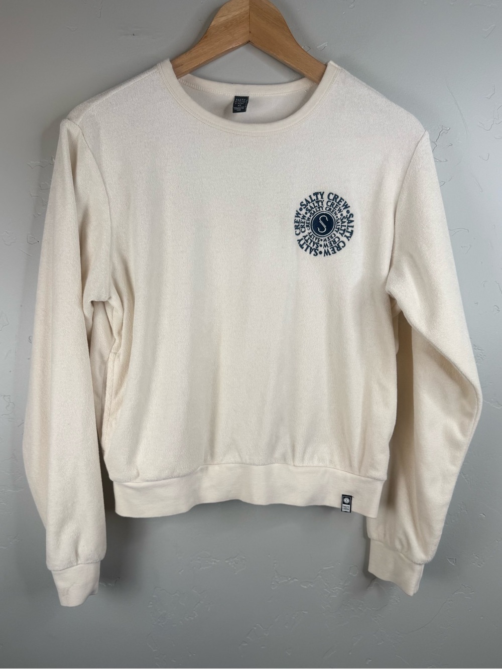 Salty Crew Seabound Terry Crewneck Sweatshirt XS - Picture 2 of 12